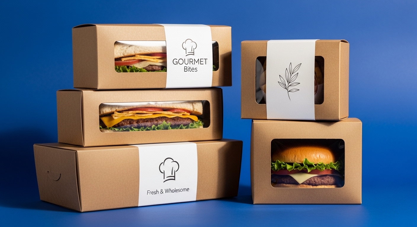 Custom burger boxes
